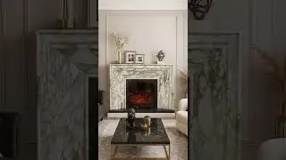 Natural Arabescato Marble Fireplace Mantel🔥🧱