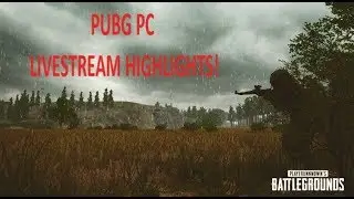Pubg pc livestream highlights| Chicken dinner on live stream|