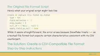 How to Unload Data from Snowflake to txt Format Files for SFTP Transfer