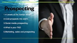 How to prospect for new clients in business.