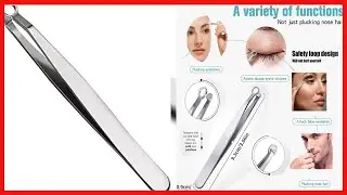 Great product -  Anvirtue Universal Nose Hair Trimming Tweezers, Stainless Steel Eyebrow Trimmer, Fr