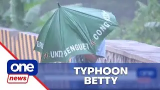 Baguio City experiences strong winds, rains due to Typhoon Betty