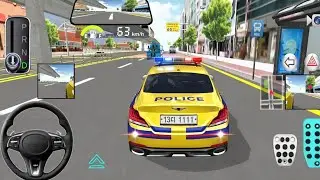 I Drive Police Golden Mercedes G63 Parking City - Car Simulator Game - 3D Driving Class 2026