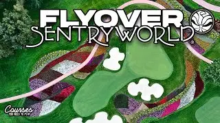 Исследуйте поле для гольфа SentryWorld сверху: обзорная экскурсия по каждой лунке!