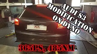 Audi S3 2.0 TFSI auf dem Pr&uuml;fstand - Stage 3 Tuning bei A&A Automobiltechnik