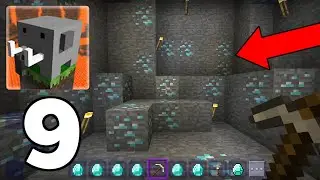 Craftsman UPDATE - Survival Gameplay Part 9 - DIAMONDS!!!