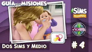#4 Dos Sims y Medio 🍼 LOS SIMS FREEPLAY 👶🏻 Nivel 8 | Tendr&aacute;n Beb&eacute;s🤰🏻Gu&iacute;a de Misiones by Michiiiro