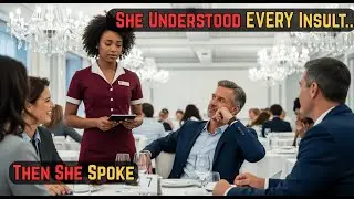 The Waitress With a PhD Who Silenced a Arrogant And Rude Billionaire.A billionaire tries to humiliat