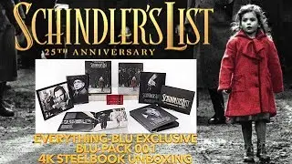 SCHINDLER'S LIST 25th Anniversary - 4K Steelbook - EverythingBlu Exclusive: BluPack 001 | BLURAY DAN