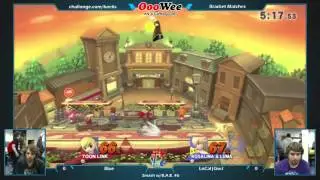 Smash w/ BAE 6 - Blue (Toon Link) Vs. LoCal | GwJ (Rosalina & Luma)