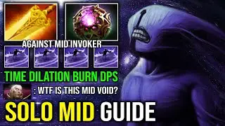 How to Solo Mid Void Against Invoker with Unlimited Burning Radiance Time Dilation DPS Dota 2