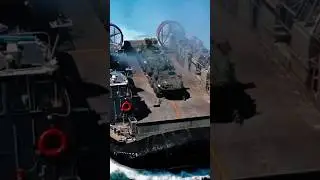 US Navy Hovercraft Blitz: Op Southern Spear Secrets Revealed! ⚓️💥 #USNavy #military #shorts