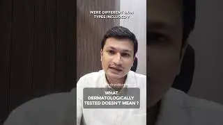 Reality OfTruth About Dermatologically Tested Skin Products | Dr Narendra Nikumbh