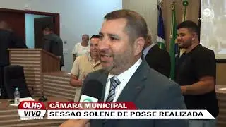 VEREADOR EUDS OLIVEIRA: SESS&Atilde;O SOLENE DE POSSE REALIZADA NA C&Acirc;MARA MUNICIPAL