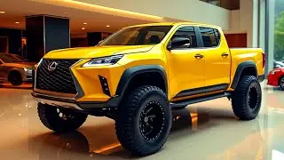 Футуристический дизайн пикапа Lexus 2025 года: роскошный грузовик