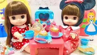 レミン&ソラン スイートティーパーティーセット アリス オーブンレンジ / Remin & Solan Doll Alice Sweet Tea Party Playset