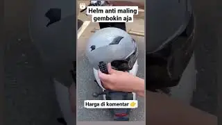 helm anti maling pakai gembok ada password angka kombinasi mantap murah