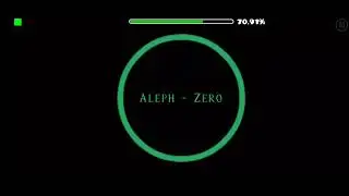 i beat aleph zero because im so pro