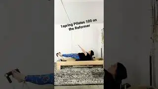 Accessible 100 on Reformer #fitness #pilates #pilatesreformer #plussize #plussizefitness