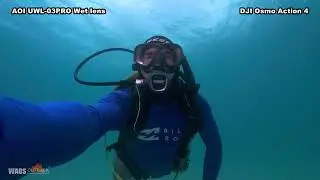 AOI UWL-03PRO Wet lens DJI OSMO Action 4 Underwater