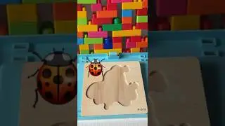 ladybug puzzle #ladybug #puzzle #македонија #бубамара #деца #toddlershorts