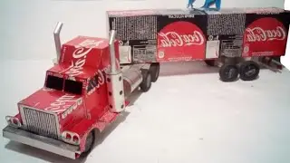 caminhão de latinha