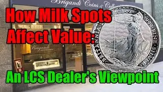 Coin Shop Interview: Dealer Says THIS About Milk-Spotted Coin Values! #lcs #silver