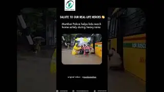 Child Safety First 🙌 Mumbai Police Rescue Kids from Floods | Safety Troop TV #mansoon