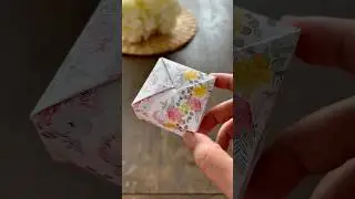Quick & Easy Small Gift Box - ORIGAMI 🎁 #giftbox #origami #diygiftbox #easypapercraft