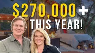 We made $270,000 this Year from 6 Glamping Rentals!