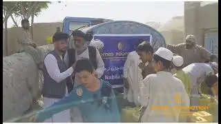 Distribution water project by Ms.Nabila Saheem in cooperation with Omed Foundation GGmbH .#help