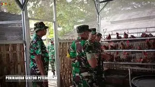 WAASTER PANGLIMA TNI KUNJUNGI KAMPUNG PANDU (HAN PANGAN TERPADU) KODIM 0812/LAMONGAN