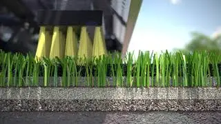 Syn Pro Osca Tractor Mounted Powered Brush For Synthetic Surfaces