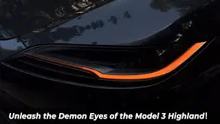 Tesla Model 3 Highland LED DRL Upgrade | Brighter Look + OEM‑Style Fit