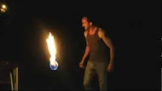 Fire Contact Juggling