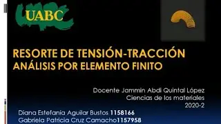 An&aacute;lisis de elemento finito - Resorte de tensi&oacute;n