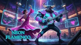 Neon Flamenco ⚡ | Futuristic Spanish Guitar & Dance