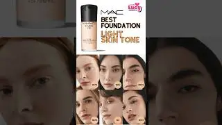 Light Skin Tone | MAC Best Makeup Foundation 💗 #maccosmetics, #macfoundation, #macstudio,