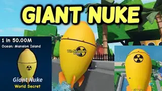 How to Get GIANT NUKE in MANSION ISLAND GO FISHING Roblox