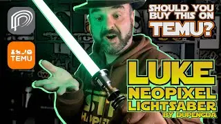 Luke V1 Neopixel Lightsaber | Dupengda | TEMU | Распаковка и обзор