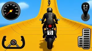 Crazy Bike Mega Ramp Impossible Racing - GT Bike Stunt Tracks - Android Gameplay #2