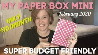 My Paper Box Mini | February 2020 | 3 Personalized Notepads for $10