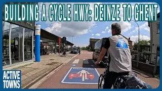 DEINZE: Ride to Ghent on a cycle highway (Velo-city Technical Tour ~ Part Two)