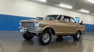 1963 Chevy Nova Gasser At the 2020 Dragfest, Lebanon, PA