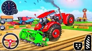 Modern Tractor Farming Driving Simulator 3D - New Tractor Games - Android Gameplay