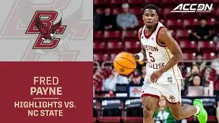 Boston College's Fred Payne&nbsp;Highlights vs. NC State