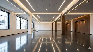 Ultra-Modern Epoxy Floor Transformation | Luxury Open-Plan Hall | Cinematic Timelapse