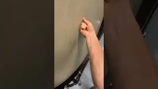 The power of the thumb roll #percussion #bassdrum