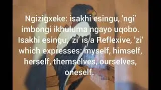 Inkondlo: Ngikhanyisele Dlozi. Ukuchaza amagama akhethiwe. IBINZA lesi-3 nelesi-4