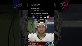 Josh Allen is slipping in the MVP race 🥶 #nfl #bills #falcons #joshallen #nflmvp